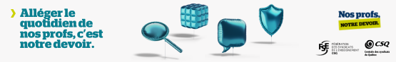 bannière publicitaire FSE-CSQ