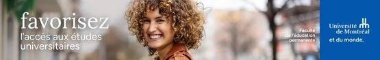 bannière publicitaire Université de Montréal
